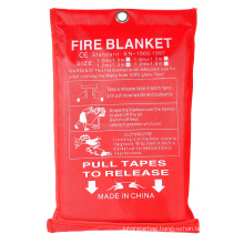 1mx1m home safety emergency low prices welding fiberglass fire blanket